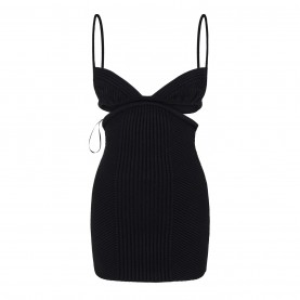 рокля,дамски,поли,и,рокли,off,white,cut,out,rib,mini,dress,black