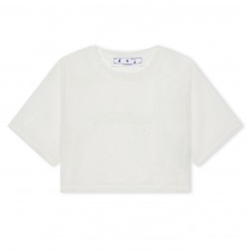 тениска,дамски,топове,off,white,mesh,logo,cropped,t,shirt,white