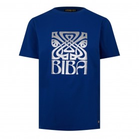 тениска,дамски,топове,biba,biba,logo,t,shirt,lds,blue