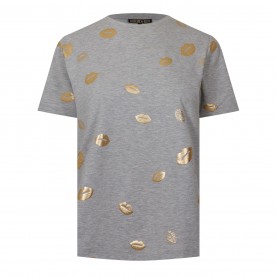 тениска,дамски,топове,biba,biba,logo,t,shirt,lds,lips,print
