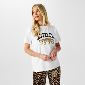 Тениска Biba Logo T-Shirt - Big Cat тениска,biba,logo,t,shirt,big,cat