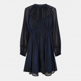 рокля,дамски,поли,и,рокли,french,connection,women's,grace,artemis,smock,dress,blackout