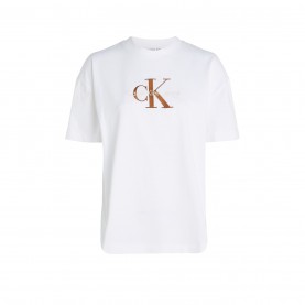 дамски,тениски,calvin,klein,jeans,premium,monologo,tee,bright,white
