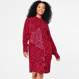 рокля,дамски,поли,и,рокли,biba,biba,popper,frill,dress,animal,dash