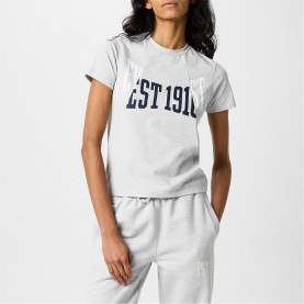 дамски,тениски,дамски,топове,everlast,est1910,logo,tee,grey,marl