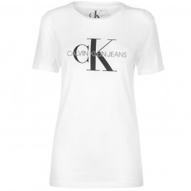 тениска,дамски,тениски,calvin,klein,jeans,logo,t,shirt,bright,white