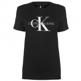 тениска,дамски,тениски,calvin,klein,jeans,logo,t,shirt,ck,black