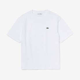 тениска,дамски,тениски,lacoste,classic,t,shirt,white,001