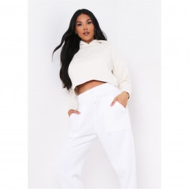 суичър,дамски,горнища,с,качулка,missy,empire,front,cropped,hoodie,cream