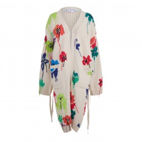 жилетка,дамски,плетени,дрехи,дамски,топове,off,white,floral,cardigan,sand