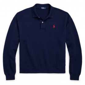 Polo Ralph Lauren Womens 1/4 Zip Fleece - CRUISE NAVY дамски,ежедневни,облекла,polo,ralph,lauren,women,s,1,4,zip,fleece,cruise,navy