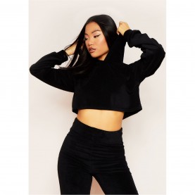 суичър,дамски,горнища,с,качулка,missy,empire,cropped,hoodie,black