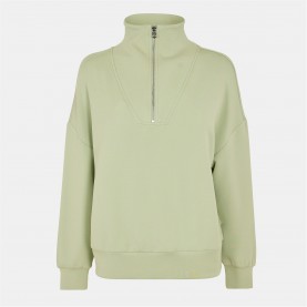 блуза,дамски,горнища,с,качулка,дамски,ежедневни,облекла,varley,hawley,half,zip,sweatshirt,snow,sage