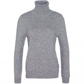 Пуловер Barbour Pendle Roll-Neck Jumper - Gr Marl/Tartan пуловер,дамски,плетени,дрехи,barbour,pendle,roll,neck,jumper,gr,marl,tartan