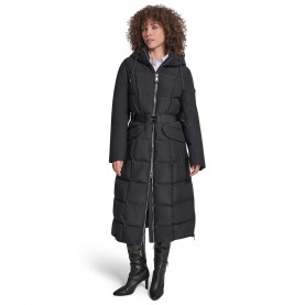 яке,дамски,якета,и,палта,dkny,women's,insulated,long,puffer,jacket,black