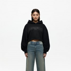 суичър,дамски,горнища,с,качулка,good,for,nothing,cropped,hoodie,black
