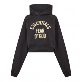 Дамски суичър Fear Of God Essentials Womens Overhead Hoodie - Black дамски,суичър,fear,of,god,essentials,women,s,overhead,hoodie,black
