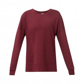 Дамска блуза Sweaty Betty Womens Crew Sweatshirt - Merlot Red дамска,блуза,дамски,ежедневни,облекла,sweaty,betty,women,s,crew,sweatshirt,merlot,red