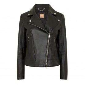 яке,дамски,якета,и,палта,boss,women's,sajin,leather,jacket,black