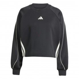 дамска,блуза,дамски,блузи,adidas,stadium,3,stripes,crewneck,sweatshirt,womens,black,white
