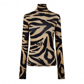 дамски,горнища,с,качулка,дамски,ежедневни,облекла,off,white,zebra,turtleneck,beige