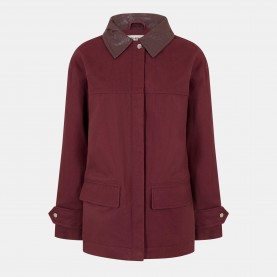 Дамско яке 4th and Reckless Womens Sutton Structured Tailored Fit Barn Jacket - Burgundy дамско,яке,дамски,якета,и,палта,4th,and,reckless,women,s,sutton,structured,tailored,fit,barn,jacket,burgundy