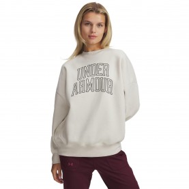 Дамска поларена блуза Under Armour Womens Rival Fleece Crew Sweatshirt - Summit White дамска,поларена,блуза,дамски,блузи,under,armour,women,s,rival,fleece,crew,sweatshirt,summit,white