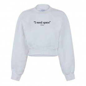 блуза,дамски,горнища,с,качулка,дамски,ежедневни,облекла,off,white,i,need,space,cropped,crew,neck,sweater,white