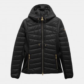 Дамско яке Barbour International Womens Grid Lock Water Resistant Long Sleeve Short Puffer Jacket - Black дамско,яке,дамски,якета,и,палта,barbour,international,women,s,grid,lock,water,resistant,long,sleeve,short,puffer,jacket,black