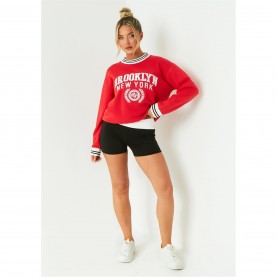 блуза,дамски,блузи,missy,empire,sweatshirt,red
