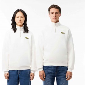 дамски,горнища,с,качулка,дамски,ежедневни,облекла,lacoste,lacoste,sgntr,1,4zip,ld44,white