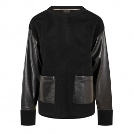 Дамска блуза Boss Fanalian 10245530 01 Sweatshirt Womens - Black дамска,блуза,дамски,горнища,с,качулка,дамски,ежедневни,облекла,boss,fanalian,10245530,01,sweatshirt,womens,black