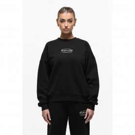 блуза,дамски,блузи,good,for,nothing,oval,sweatshirt,black,black