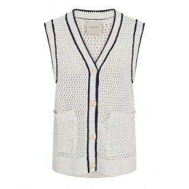 потник,дамски,плетени,дрехи,дамски,топове,varley,women's,ribbed,knitted,tank,top,white,bl,night