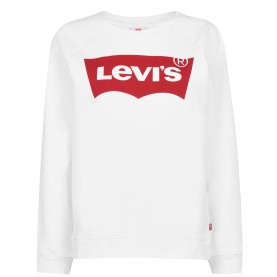 блуза,дамски,пижами,дамски,блузи,levis,relax,logo,sweatshirt,better,white