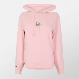 суичър,дамски,горнища,с,качулка,дамски,ежедневни,облекла,lacoste,logo,hoodie,waterlily