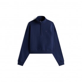 дамски,горнища,с,качулка,дамски,ежедневни,облекла,tommy,jeans,tj,flag,quarter,zip,ld54,navy
