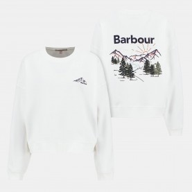 Блуза Barbour Harper Sweatshirt - Cloud блуза,дамски,ежедневни,облекла,barbour,harper,sweatshirt,cloud