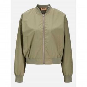 Дамско яке JJXX Womens Ella Ribbed Zip Bomber Jacket - Aloe дамско,яке,дамски,жилетки,jjxx,women,s,ella,ribbed,zip,bomber,jacket,aloe