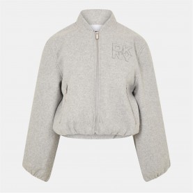 яке,дамски,якета,и,палта,dkny,women's,dkny,logo,bomber,jacket,grey