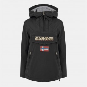 дамски,якета,и,палта,napapijri,women's,rainforest,waterproof,winter,rain,anorak,black