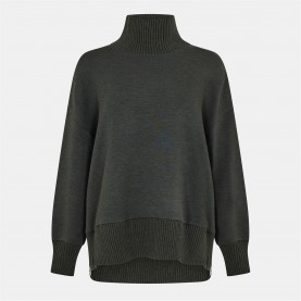 дамски,горнища,с,качулка,дамски,ежедневни,облекла,varley,womens,barker,high,neck,sweat,olive,marl