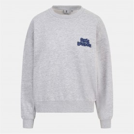 блуза,дамски,блузи,дамски,облекла,размер,rose,london,london,all,love,sweatshirt,grey,marl