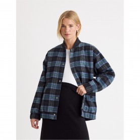 дамски,якета,и,палта,nobodys,child,nc,chk,bomber,jkt,ld99,blue