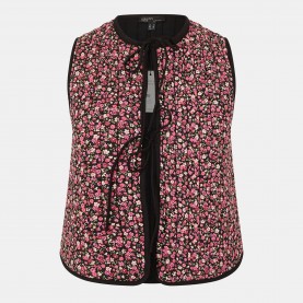 Nobodys Child Womens Tie-Front Waistcoat - Pink nobodys,child,women,s,tie,front,waistcoat,pink
