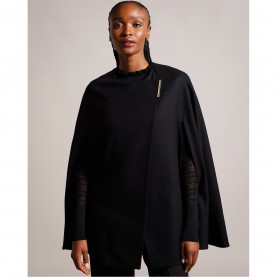 шапка,дамски,якета,и,палта,ted,baker,melton,cape,ld99,black