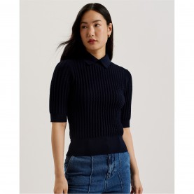 дамски,плетени,дрехи,дамски,топове,ted,baker,puff,fited,swtr,ld99,navy