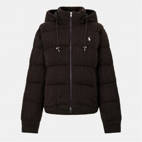 Яке POLO RALPH LAUREN Women's Insulated Short Puffer Jacket - Walnut brown яке,дамски,якета,и,палта,polo,ralph,lauren,women's,insulated,short,puffer,jacket,walnut,brown