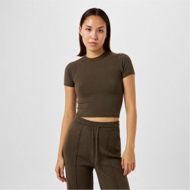 бебешка,тениска,дамски,плетени,дрехи,дамски,топове,jack,wills,knitted,baby,tee,ld44,khaki