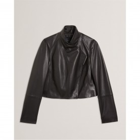 дамски,якета,и,палта,ted,baker,ted,cropped,leather,ld54,black